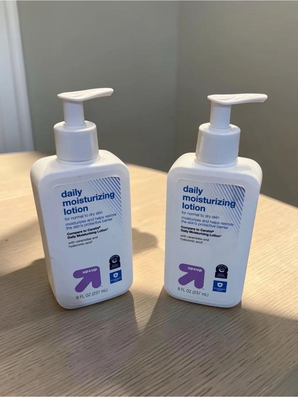 Up & Up Daily Moisturizing Lotion SET of 2 NEW